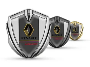 Renault Emblema Metallico Badge Stile Lussuoso Lega Metallica